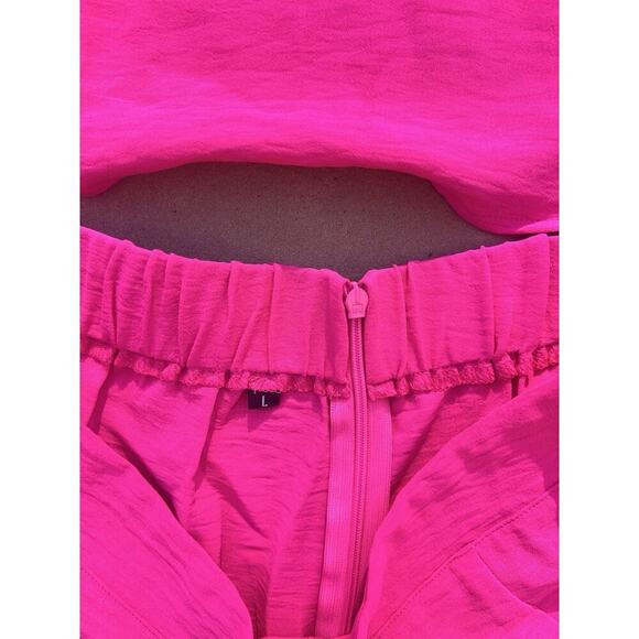 AMAZON 2 Piece Outfit Tank Crop and Wide Leg Pant Size L - Picture 2 of 3